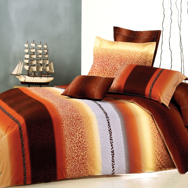 Picture of Family Bed  Coverlet Set Cotton Satin2 Pieces  Single  Size 160x240 model 4004