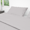 Picture of BedNHome Fitted bed sheet set- Light Gray 100 cm