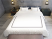 Picture of BedNHome Decorative White duvet cover, Inner Border Design Single