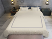 Picture of BedNHomeDecorative Ivory duvet cover, Inner Border design Single