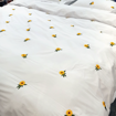 Picture of BedNHome Sunflower Embroidered Duvet Cover Set Single