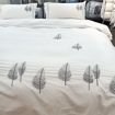 Picture of BedNHome Trees Embroidered Duvet Cover Set Double