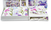 Picture of Family Bed Sheet Set 100% Cotton double flat   4 pieces of acetate size 180 X200
