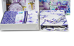 Picture of Family Bed Sheet Set 100% Cotton Single flat  3pieces of acetate size 120X200