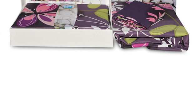 Picture of family bed sheet set, printed 70% double  cotton, elastic, 4 pieces, size180x200