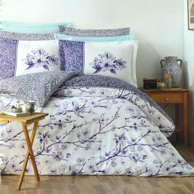 Picture of Family Bed Sheet Set 100% Cotton 4 Pieces Size240 cm X 250 cm model 1020