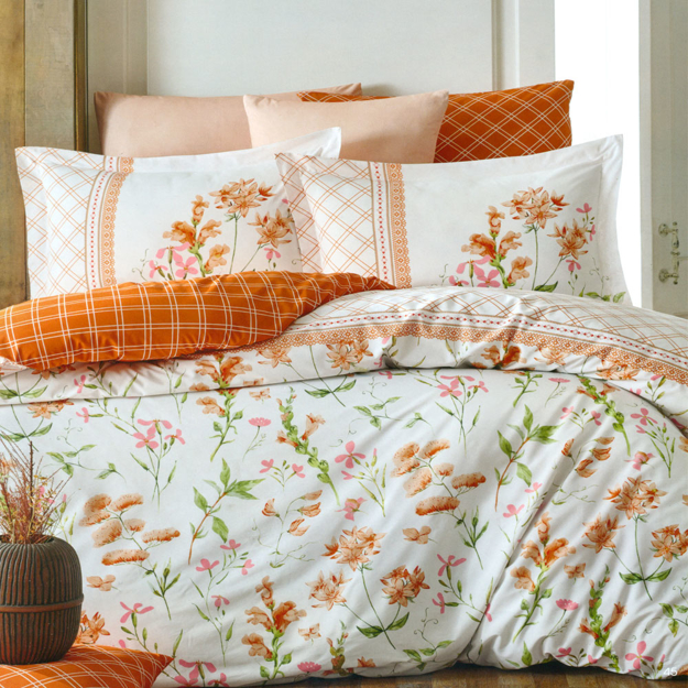 Picture of Family Bed Sheet Set 100% Cotton 4 Pieces Size 240 cm X 250 cm model 1019