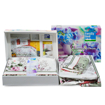Picture of Family Bed Sheet Set 100% Cotton double flat   4 pieces of acetate size 180 X200 model 1016