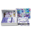 Picture of Family Bed Sheet Set 100% Cotton double flat   4 pieces of acetate size 180 X200 model 1020