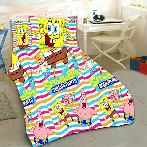 Picture of Children's family quilt set, printed 70% cotton, 2 pieces, size 160 X 240 model 80