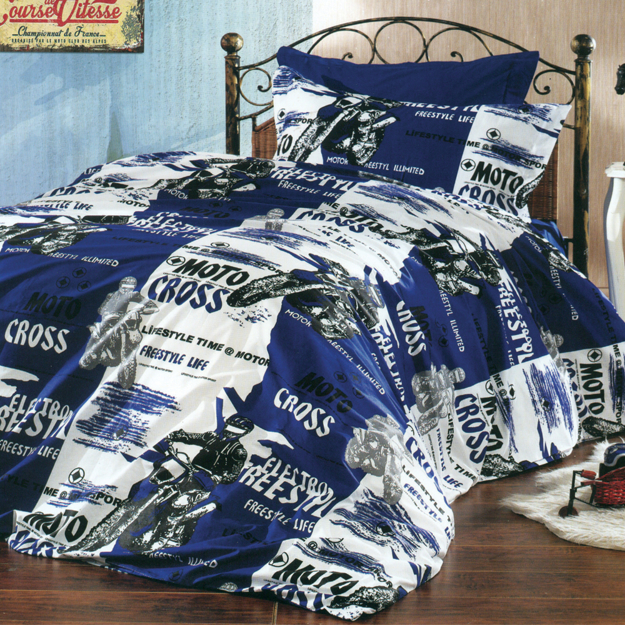 Picture of Children's family quilt set, printed 70% cotton, 2 pieces, size 160 X 240 model 173