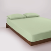 Picture of BedNHome Fitted bed sheet set- Green 100 cm