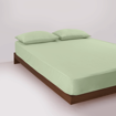 Picture of BedNHome Fitted bed sheet set- Green 160 cm