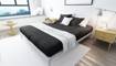 Picture of BedNHome Fitted bed sheet set- Black 120 cm