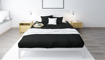 Picture of BedNHome Fitted bed sheet set- Black 160 cm