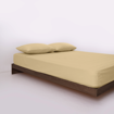 Picture of BedNHome Fitted bed sheet set- Tan 100 cm