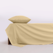 Picture of BedNHome Flat bed sheet set- Tan Double