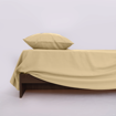 Picture of BedNHome Flat bed sheet set- Tan Double