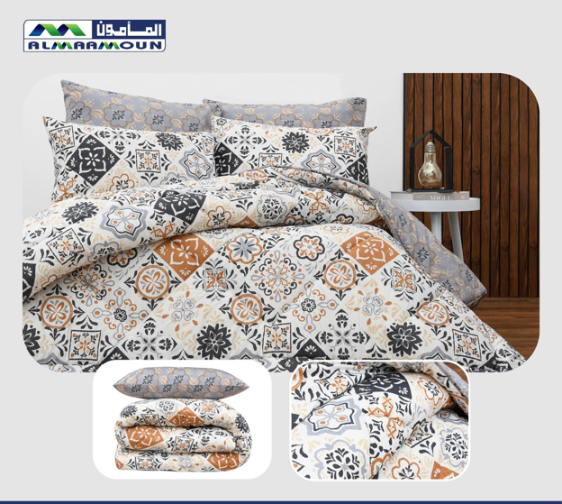 Picture of Al Maamoun Quilt  Set 3 Pieces 65% Cotton Size 240x240 model 752